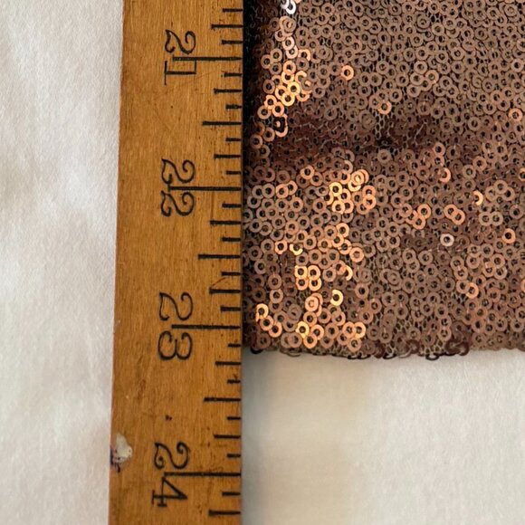 TOBI Bronze Sequined Mini Dress, Medium - Picture 8 of 11